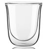 JoyJolt Javaah Double Walled Espresso Glasses Espresso Cups (Set of 2)- 2-Ounces