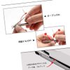 Nail Clipper, Popular, Portable, Ultra Thin, Splatter Prevention, With Nail File, Leather Case, Premium Nail Clipper, Curved Blade, Portable, Easy to Grip, Hands, Feet