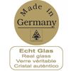 JACK Christbaumspitze Spitze Glas 28cm Eislack Glanz Matt Baumspitze Mundgeblasen Box, Farbe:Weiß Eislack