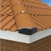2 x Universal Buff Hip End Tile Closer Units, Dry Roof Fixing to Replace Mortar