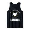 Wisdom Tooth Extraction Survivor Funny Dentist Dentistry Tank Top