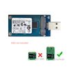 Cablecc Mini PCI-E mSATA to USB 3.0 External SSD PCBA Converter Adapter Card with Enclosure