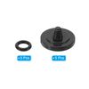PATIKIL Camera Shutter Button, 5 Pack Soft Shutter Release Button Pure Copper Camera Button Concave Suitable for Nikon for Fujifilm for Leica DSLR/SLR Camera, Black