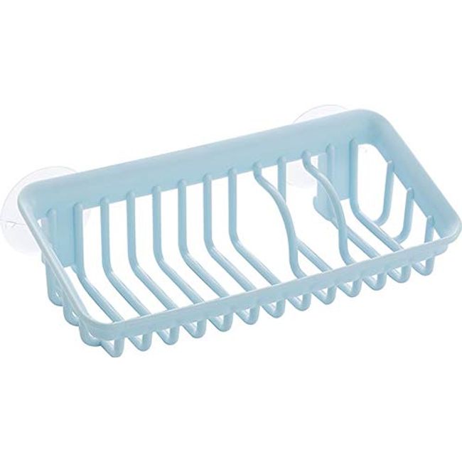 Squirrel Sponge Rack Holder, Blue, W 8.7 x D 4.6 x H 2.4 inches (22 x 11.7 x 6 cm), H&H