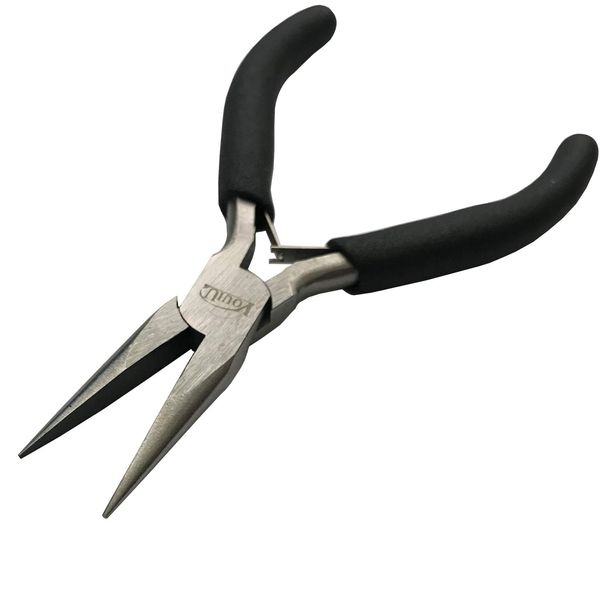 vouiu JP27 5Inch Long Needle Nose Pliers Jewelry Making Tools,Black