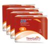 Tranquility Premium ATN Disposable Briefs with Tabs, Overnight Protection Superabsorbent Core for Leak-Free and Full-Fit Comfort, Medium 48ct Case