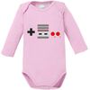 EZYshirt® NES Controller Baby Body Long-Sleeved Organic Cotton - 62
