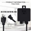 SINKINGDOM Garbage Disposal SinkTop Air Switch Kit with Long Button,Brass Made Cover,UL,Matte Black
