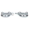 AB Tools 8mm Galvanised Dee D Shackle 4 Pack Chandlery Marine Rigging Shackle