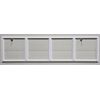 CLOPAY Garage Doors MADISON 611 WHITE Replacement Window Inserts/LONG Panel