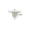 4 Pc MESH SINK STRAINER SET For Drains Kitchen Bathroom Tub Mesh Basket Filter