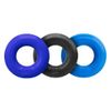Oxballs - HUJ3 Silicone Penis Ring Set – Stretchy Cock Rings for Men - Tar, Cobalt, Aqua, 3-Pack