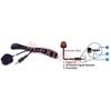 IR Sensor Wire + IR Blaster/Emitter Kit for Smart TV IR Repeater A/V Extender