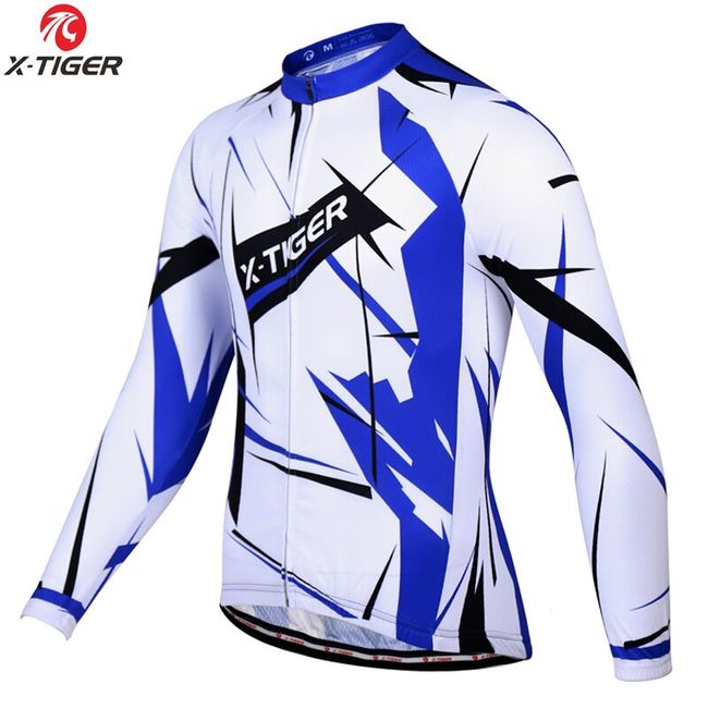 X-TIGER Cycling Jersey Women's Long Sleeve Bike Reflective Full Zip Bicycle  Shirts with Pockets Winter Thermal Bicycle Shirts - AliExpress