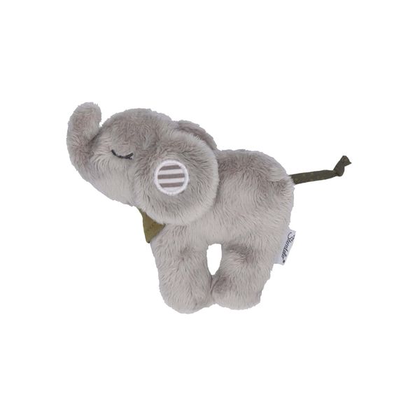 Sterntaler Baby Unisex Mini Kuscheltier Baby Mini-Spieltier Elefant Eddy - Babyspielzeug, Spielzeug, Motorikspielzeug - grau