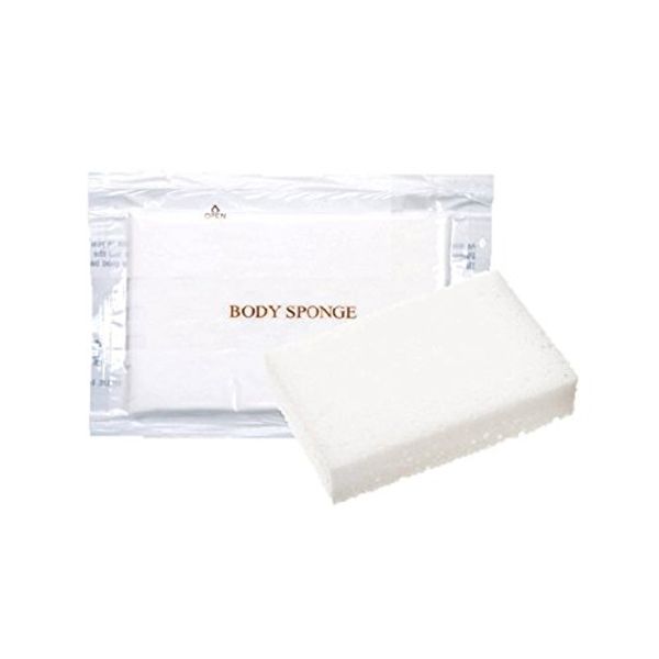 Sanyo Bussan Hotel Amenity, Commercial Use, Compression Body Sponges, Disposable, Individually Packaged, Made in Japan, 0.2 inch (6 mm) for 1.2 inch (30 mm)