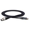 Hosa UXA-110 TRACKLINK Microphone USB Interface - XLR3F to USB Type A - 10 foot
