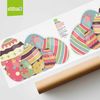 Easter Decorations - Easter Window Stickers - 2 x Large Beautiful Arty Easter Egg Window Cling Corners for Easter Window Display