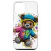 iPhone 12/12 Pro Teddy Bear with splashes of colour Case