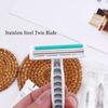 Disposable Razors in Bulk Pack of 30,Gray Bulk Razors Disposable Individually Wrapped Twin Blade Disposable Shaving Razors with Shaving Cream and Clear Cap Set for Homeless,Hotel,Charity,Travel