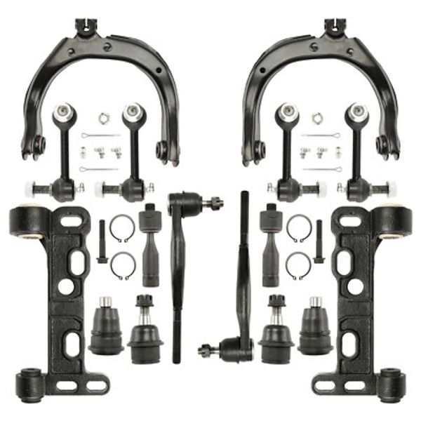 16pc Front Control Arms Ball Joints For 2004-2007 Chevy Trailblazer GMC Buick