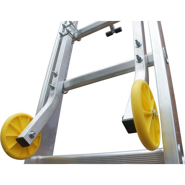 TW Wholesale Universal Ladder Roof Hook with Wheels - Durable Aluminum for Safe and Convenient Roof Access