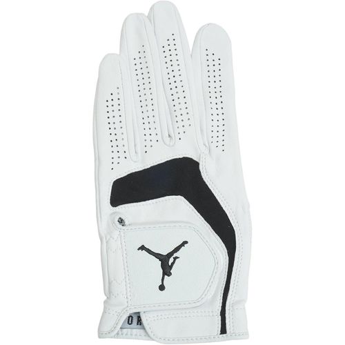 Jordan Golf Tour Golf Glove (Left Hand) White/Black Golf Tour Golf Glove (for Left Hand) [Domestic Genuine Product] [Each Size] (L)