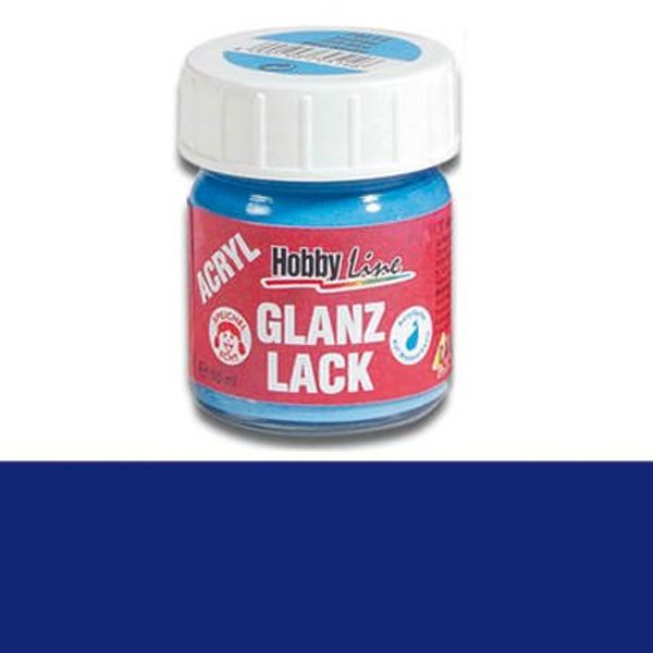 Hobby Line Acryl-Glanzlack, 50ml, Dunkelblau [Haushaltswaren]