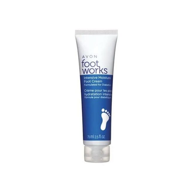 Avon Foot Works Intensive Moisture Cream Formulated for Diabetics