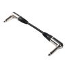 4x Front Days Patch Cable 6.35 mm angled jack 15 cm