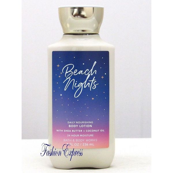 BATH & BODY WORKS BEACH NIGHTS BODY LOTION 8 FL OZ