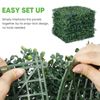 12PCS Artificial Grass Garden Privacy Screen Garden Home Backdrop Wall Decor