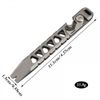 Pry Bar, Titanium Alloy Keychain Prybar with Bottle Opener/Fast Cutter Function for Outdoor Use