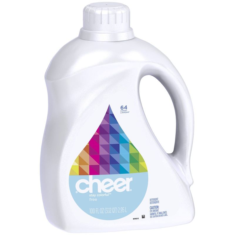 Cheer Liquid Detergent - 100 oz - Free & Gentle - EveryMarket