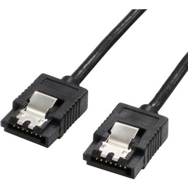 Serial ATA round cable with latch SATR-3105BK 50cm