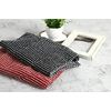 Exfoliating Washcloth [Made in Japan] Extra Long Exfoliating Towel Special Texture Makes Fluffy Foam Lather, Back Scrubber, Dead Skin Cell Remover, Loofah for Women and Men (Black)