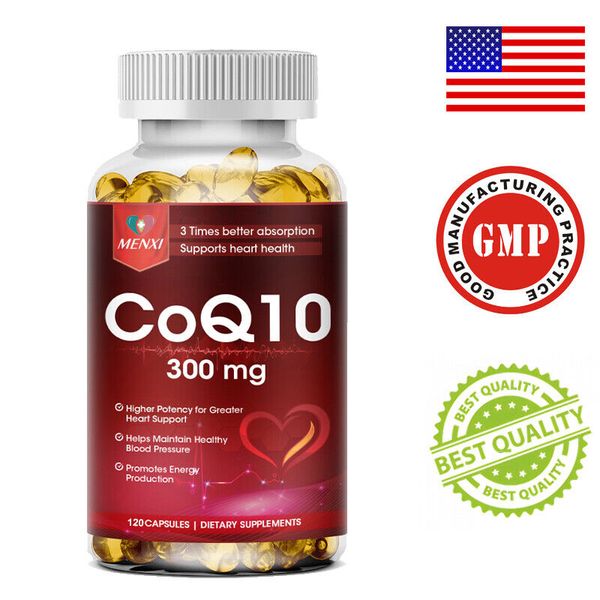 Coenzyme Q-10 300mg, Increase Energy & Stamina Heart Health Support Support USA