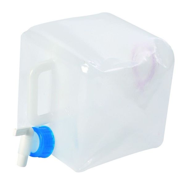 Bo-Camp White Collapsible Jerrycan (7.5 liters), Plastic, Sturdy Quality