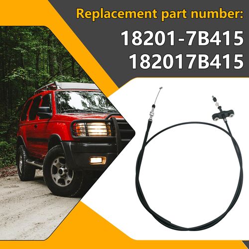 BSNOVT Throttle Cable 18201-7B415 182017B415,Compatible with Nissan Frontier 1999-2002, Xterra 2000-2002 3.3L 6 Cyl VG33E Engine