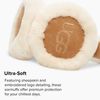 UGG Women's Embroidered Logo Earmuff, Chestnut, One Size