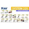 Kair Rectangular Straight Connector 234mm x 29mm Flat Pipe Joint