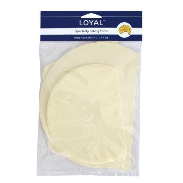 LOYAL Plastic Cake Scrapers Pack Of 3