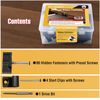 Hidden Deck Fasteners for Composite Decking Board, Universal Hidden Fasteners...