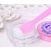 100pcs Plastic Spatulas Cosmetic Scoop Stick Spatula Applicator Tool for Mixing and DIY Mask Facial Cream Makeup Skin Care Products 3.2" Reusable (Purple)