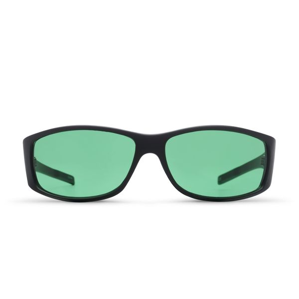 MigraLens Horizon Migraine Relief Glasses | Outdoors and Computer Screens | Unisex | Green Lenses