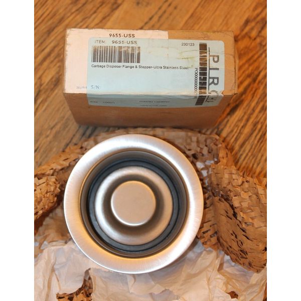 California Faucets 9655-USS Garbage Disposer Flange & Stopper Ultra Stainless St