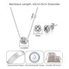 Philip Jones Silver Plated Love Knot Set