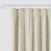Track Curtains Ceiling Mount for Track System Rail with Hooks,Pinch Pleated Blac