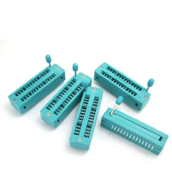 Fasizi 5PCS Universal 28 Pin Universal Zif Dip Tester IC Test Socket
