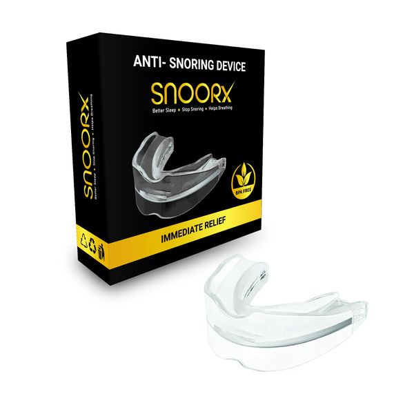 Anti Snoring Mouth Guard Device, Stop Snoring, Sleep Apnea Mouthpiece, Sleeping Aid,Snore Reducing Aid, Mouth Guard for Snoring Custom fit for Men and Women